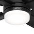 VENTILADOR TECHO HUNTER MILA NEGRO