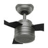 VENTILADOR TECHO HUNTER CABOFRIO OD PLATA52