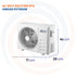 AIRE ACONDICIONADO SPLIT MURO FRÍO-CALOR 9000 BTU INV AIROLITE