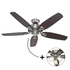 VENTILADOR DE TECHO HUNTER 52" MOD. BUILDER'S PLUS