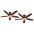 PACK X2  VENTILADOR TECHO BUILDER DELUXE 52