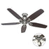 Ventilador de techo Hunter Builder Plus 52"