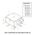 Ventilador Centrífugo en Línea Airolite KSB 125