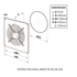 Extractor Axial Airolite OV 4E 250