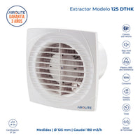 EXTRACTOR DE AIRE MODELO 125 DTHK