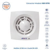 EXTRACTOR DE AIRE MODELO 100 X1TK