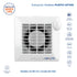 Extractor de Aire Punto MT100 Vortice - Airolite