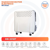 PACK X2  RADIOCONVECTOR ELECTRICO RB2018T