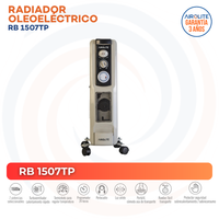 PACK X2 RADIADOR OLEOELÉCTRICO RB 1507TP