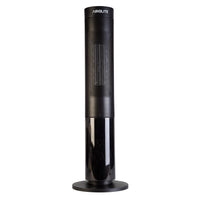 Chimenea eléctrica decorativa Airolite HTV-200R con efecto de llama realista y panel de vidrio templado para calefacción elegante en el hogar.