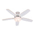 VENTILADOR TECHO HUNTER BUILDER DELUXE BLANCO