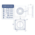 Extractor de Aire Filo MFT150 Vortice - Airolite