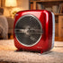 PACK CHIMENEA ELECTRICA HTV 200R + TERMOVENTILADOR VINTAGE ROJO HT RETRO 2000R