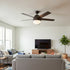 VENTILADOR DE TECHO HUNTER STILE BRONCE 46"