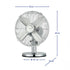 VENTILADOR SOBREMESA 12  V12SM METAL AIROLITE