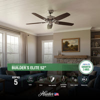 PACK X2  VENTILADOR TECHO BUILDERS ELITE 52