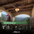 VENTILADOR DE TECHO HUNTER BUILDER’S DELUXE 52" CON LUZ