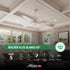 PACK X2 VENTILADOR DE TECHO HUNTER BUILDER ELITE BLANCO 52"