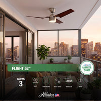 PACK X2 VENTILADOR TECHO FLIGHT 52