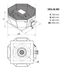 Ventilador Centrífugo de Tejado Airolite VKVz 4E 450